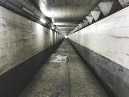 Der lange Tunnel in Busan City, Südkorea foto