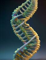 DNA Strand detailliert Illustration foto