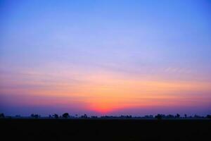 Natur Landschaft, Himmel Sonnenuntergang Natur schön foto