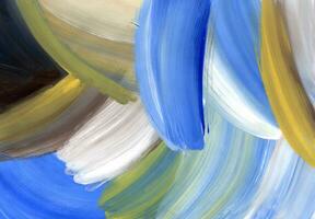blau-beige braun Acryl Öl Gemälde Textur foto