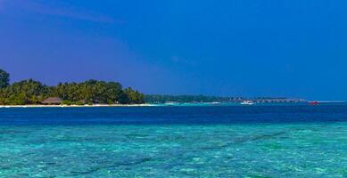 kuramathi Malediven tropisch Paradies Insel Aussicht von rasdhoo Malediven. foto