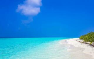 natürliche tropische türkisfarbene sandbankinseln madivaru finolhu rasdhoo atoll malediven. foto