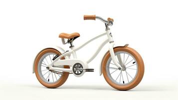 Anzeigen ein 3d Miniatur Kreuzer Fahrrad. generativ ai foto