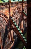 Strebepfeiler und andere gotische Elemente der höchsten Kathedrale, Straßburg.