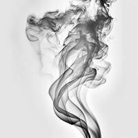 ai generativ abziehen Hintergrund schwarz und Weiß Rauch foto