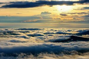 Sonnenaufgang beim phu ruea National Park foto