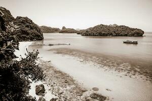 Sepia Farbe ko Wu Talap Insel foto