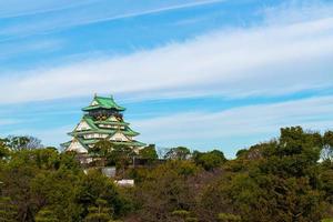 Burg von Osaka in Osaka, Japan foto