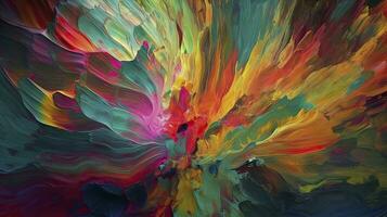 beschwingt Impressionist Farbe Schlaganfälle auf abstrakt Hintergrund foto