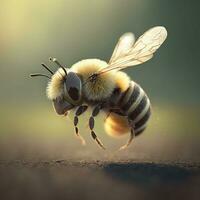 das Wunder- Flug von ein Biene trotzt alle bekannt Gesetze von Luftfahrt foto