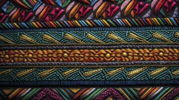 bunt afrikanisch Stammes- Muster zum Textil- Design und Zuhause Dekor foto