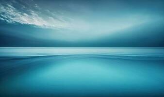 ätherisch tief Blau See Wasser abstrakt Hintergrund zum Fachmann verwenden foto