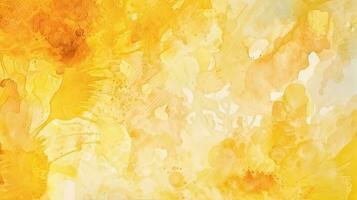 zart Gelb Aquarell Hintergrund zum Texturen und Banner foto