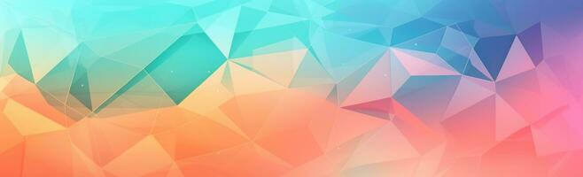 Gradient geometrisch polygonal Hintergrund foto