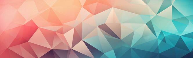 Pastell- Gradient geometrisch polygonal Hintergrund foto