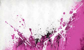 grungy Aquarell Textur auf Magenta Papier mit Spritzer Hintergrund foto