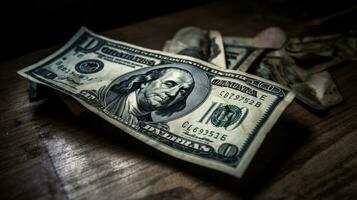 Frustration mit api Probleme konzeptionelle Bild von ein Person bedeckt im Dollar foto