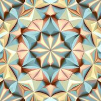 Pastell- geometrisch Kaleidoskop Muster foto