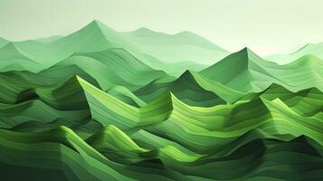 abstrakt Grün Berg Landschaft Hintergrund Hintergrund foto