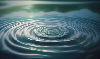 ätherisch Wellen auf ein Teich ein verträumt Hintergrund zum Ihre kreativ Projekte foto