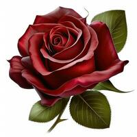 Blühen Rose im voll Farbe foto