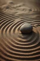 ausdrücken Dankbarkeit ein Zen Meditation Moment foto