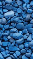 Blau einfach Stein Hintergrund Ultra realistisch hoch Detail ai generiert foto