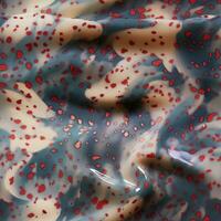 Fett gedruckt zeitgenössisch Leopard Flecken abstrakt ai generiert foto