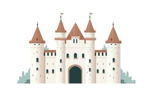 minimalistisch animiert Schloss ai generiert foto
