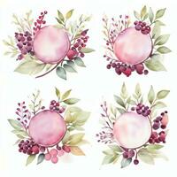 Aquarell Beeren Clip Art foto