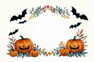 Halloween Aquarell Hintergrund foto