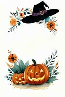 Halloween Aquarell Hintergrund foto