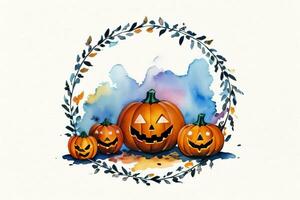 Halloween Aquarell Hintergrund foto