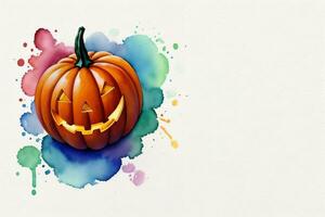 Halloween Aquarell Hintergrund foto