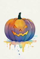 Halloween Aquarell Hintergrund foto