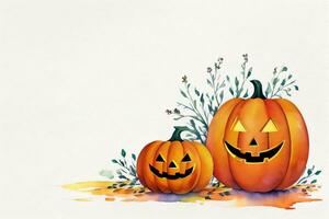 Halloween Aquarell Hintergrund foto