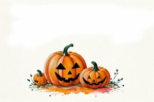 Halloween Aquarell Hintergrund foto