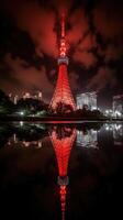 Japan Zen Tokyo Fernseher Turm Landschaft Panorama Aussicht Fotografie Sakura Blumen Pagode Frieden Stille foto