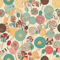 nahtlos Muster Blumen- Scrapbooking Blatt Design Pastell- drucken Gemälde Aquarell foto