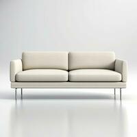 Sofa Diwan Couch modern skandinavisch Innere Möbel Minimalismus Holz Licht Studio Foto