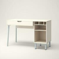 Tabelle mit Schubladen modern skandinavisch Innere Möbel Minimalismus Holz Licht Studio Foto