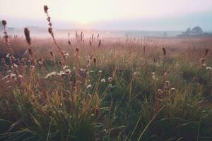 Feld Wind Gras launisch wild friedlich Landschaft Freiheit Szene schön Natur Hintergrund Foto