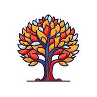 Baum Neon- Logo Symbol tätowieren Emblem Clip Art Illustration Element Vektor klar Schnitt besonders png foto