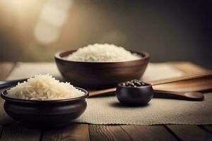 das Beste Reis Geschirr zu Versuchen im Indien. KI-generiert foto