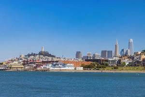 Sonniger Blick auf den San Francisco Maritime National Historic Park foto