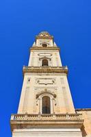 Italien, Lecce, Stadt mit barocker Architektur und Kirchen und archäologischen Überresten. foto