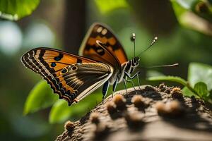 Schmetterling, Die, Natur, Die, Natur, Die, Natur, Die, Natur. KI-generiert foto