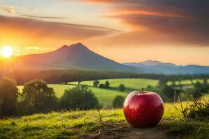 das Apfel, Apfel, Apfel, Apfel, Apfel, Apfel, Apfel, Apfel, Apfel,. KI-generiert foto