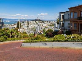 Lombard Street in San Francisco, Kalifornien, USA