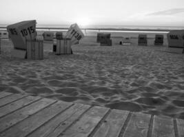 das Insel von Langeoog im Deutschland foto